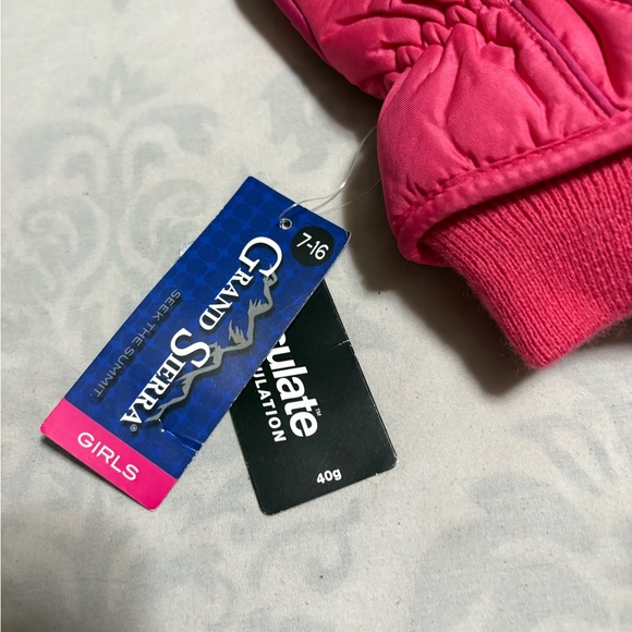 Kids' Fuchsia Mittens - Picture 2 of 7